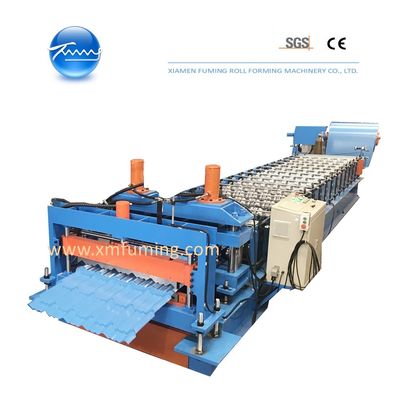 Profile Roofing Tile Roll Forming Machine 7.0KW Precisione potente